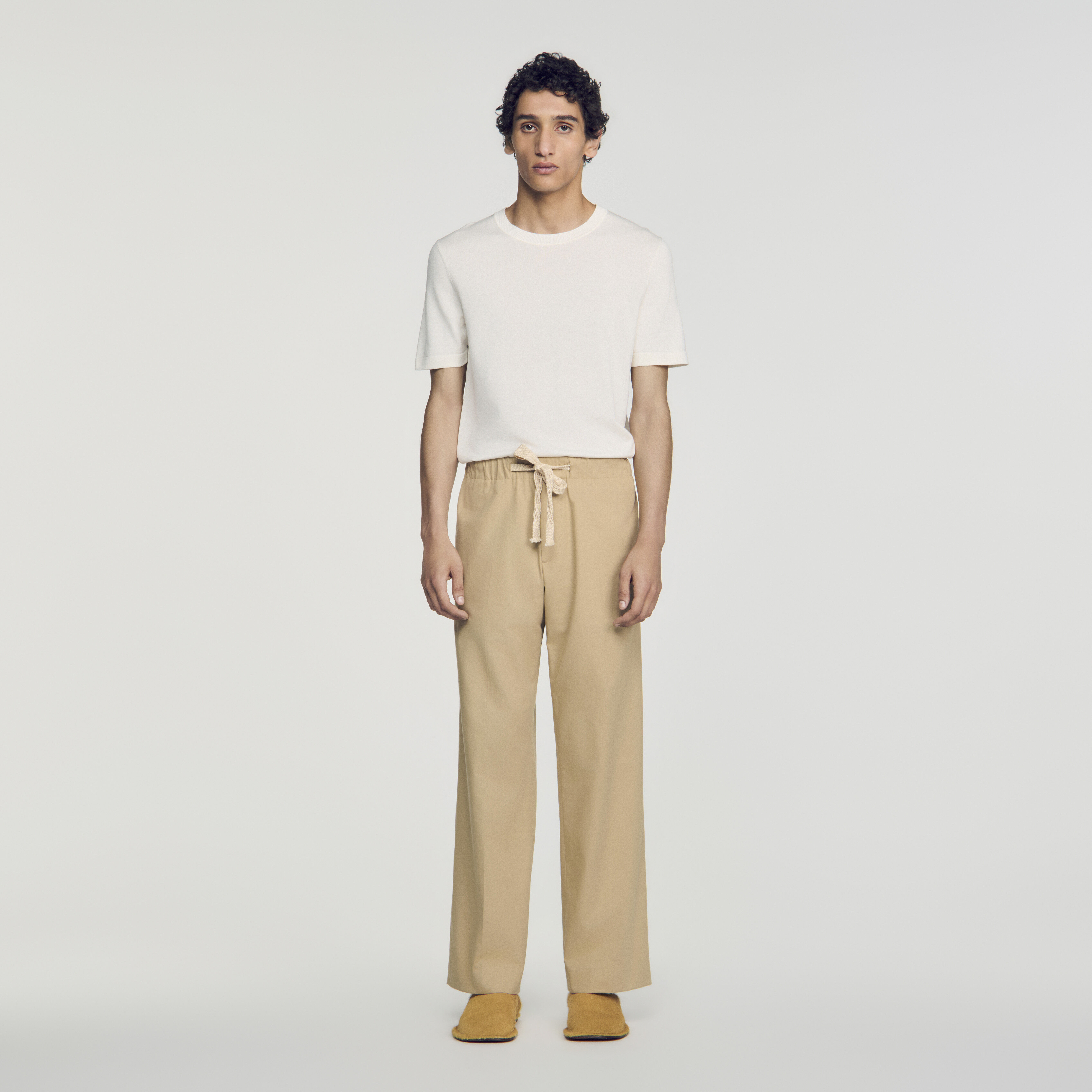 Широкі бавовняні брюки
